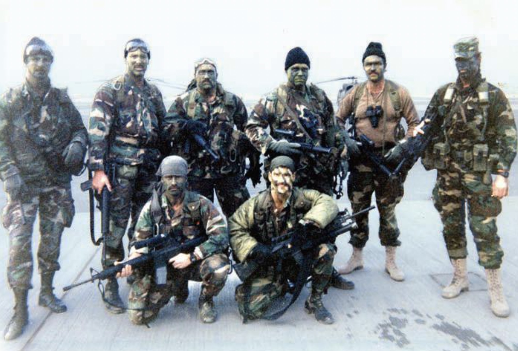 ODA 525 team picture taken shortly before infiltration in Iraq. 